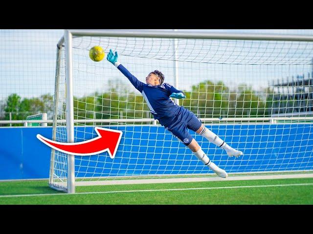 11 Years Old Bundesliga Goalkeeper on Fire 