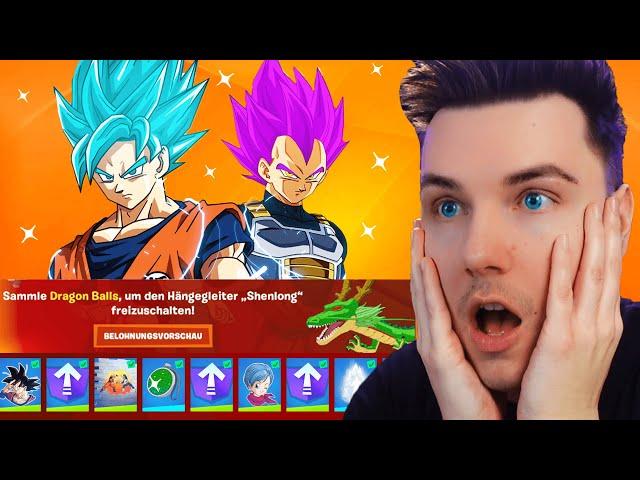 Der NEUE *KOSTENLOSE* DRAGONBALL BATTLEPASS in Fortnite 3 (SON GOKU VEGETA)