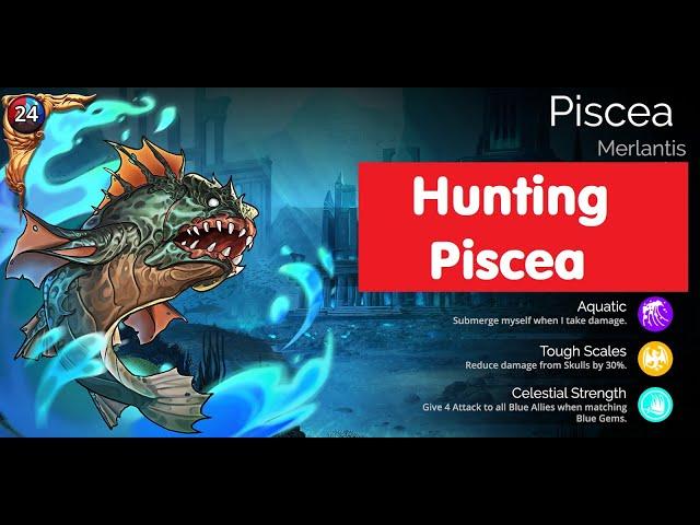Gems of War Hunting Piscea the NEW Mythic troop