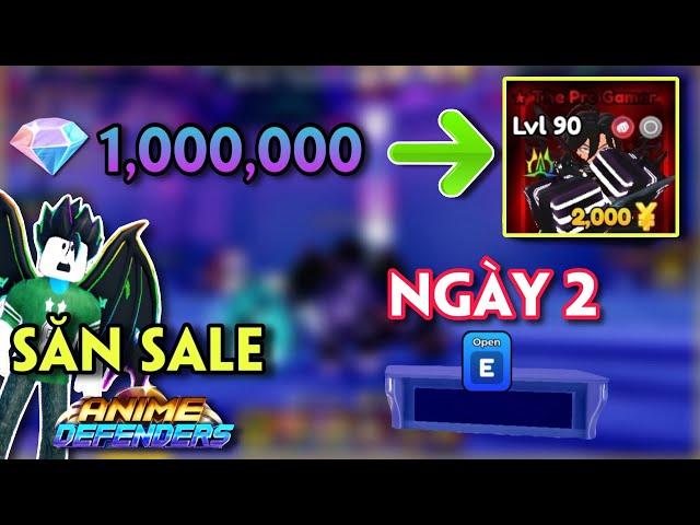 ANIME DEFENDERS - HÀNH TRÌNH SĂN SALE TỪ 1 TRIỆU GEM LÊN SJW SHINY TOÀN NĂNG - NGÀY 2