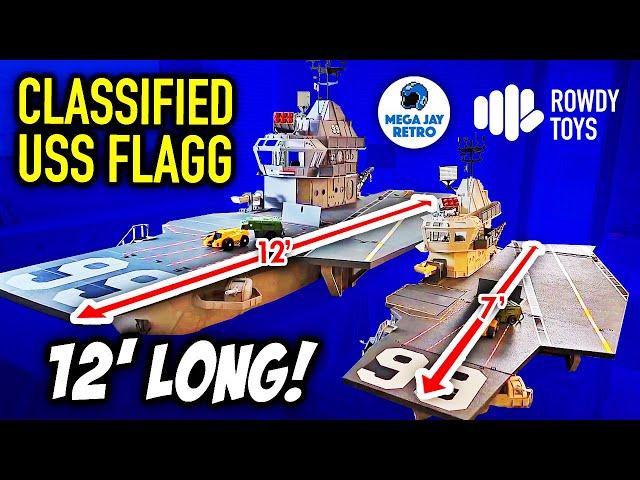 OVER 12 Feet Long! USS Flagg GI Joe Classified - Mega Jay Retro