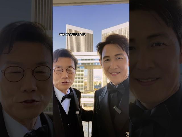 SMILE! Squid Game's Lee Jung-jae and Director Hwang Dong-hyuk have a message for you ️