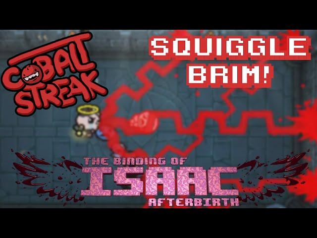 Isaac Afterbirth! - Squiggle Brim! - Cobalt Streak