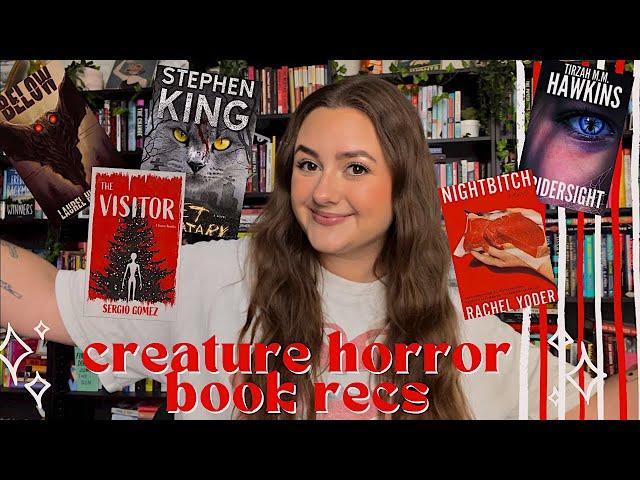 horror & thriller book recommendations 2023 | my top 12 CREATURE FEATURES!