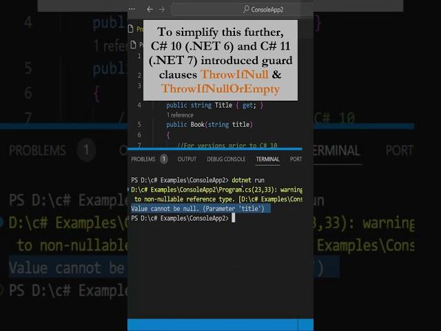 Simplify Argument Null Checks Using Guard Clauses in C#