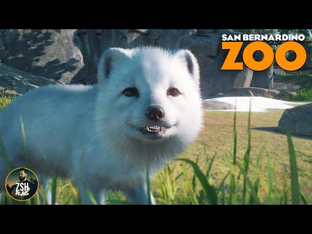 Building a Snow Patch for Arctic Foxes in Franchise Mode! | San Bernardino Zoo | Planet Zoo