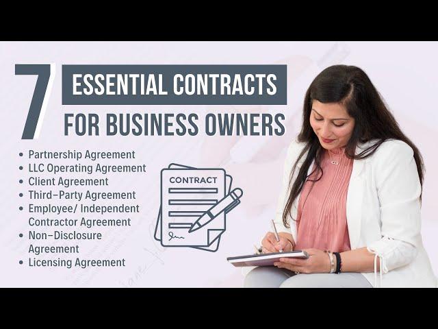 The 7 Essential Contracts Every Business Owner Needs 