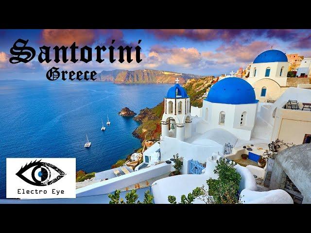 Oia, Santorini, Greece , A volcanic island in the Cyclades, magical sunsets and blue dome churches