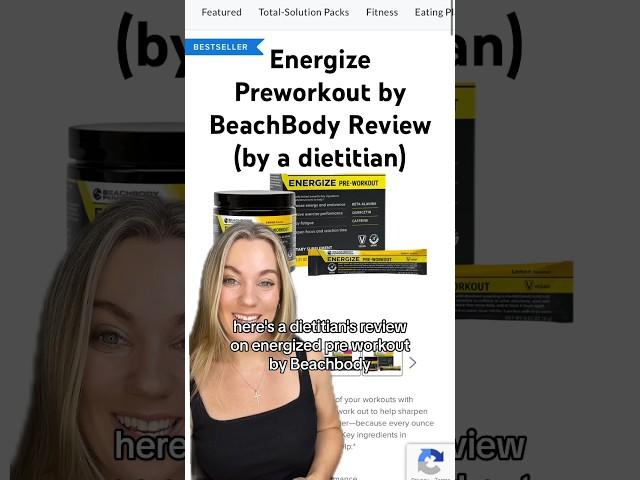 Energize Preworkout by BeachBody Review! ️ #preworkout #beachbody #supplementreview