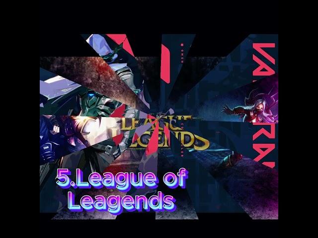 #Top 5 games in the world