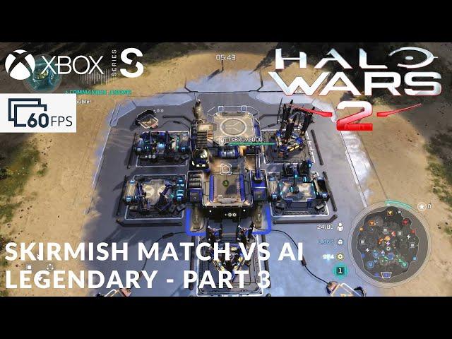 Halo Wars 2 | Legendary Skirmish Match vs AI - Deathmatch Gameplay (Xbox Series S)