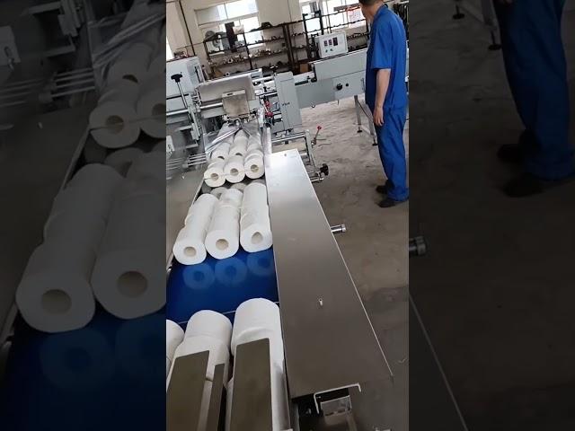 Customized toilet paper and kitchen towel paper packing machine