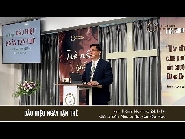 Bài giảng: DẤU HIỆU NGÀY TẬN THẾ (Video)