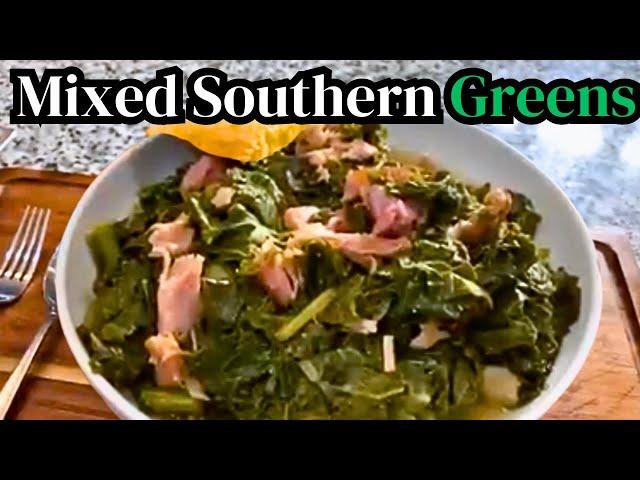 How To Make Mixed Southern Greens