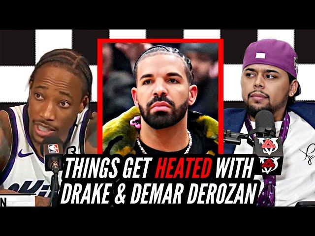 "He's Corny!" Drake STARES Down DeMar DeRozan After Kendrick Lamar Not Like Us Beef