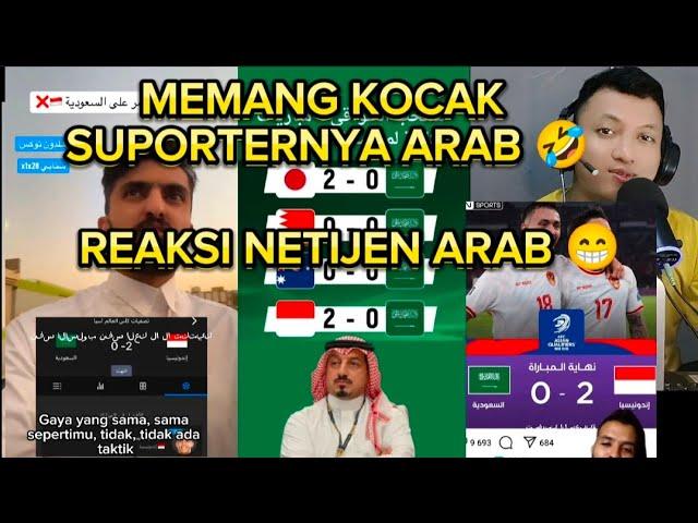 REAKSI NETIJEN ARAB & MEDIA ARAB SETELAH DIBANTAI 2-0 OLEH TIMNAS INDONESIA