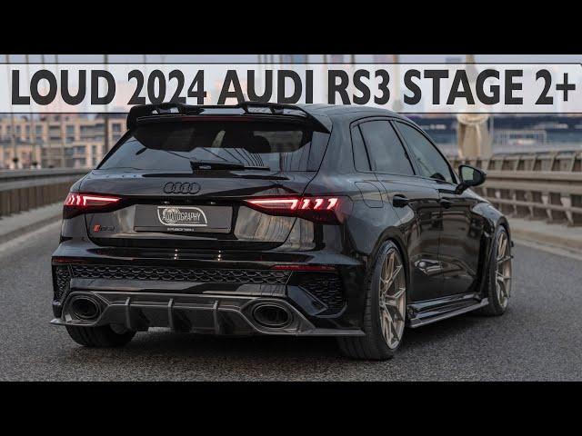 BEST SOUNDING NEW AUDI RS3 8Y SO FAR! STAGE 2+ SPORTBACK WITH MILLTEK STRAIGHT PIPE - EARGASM!