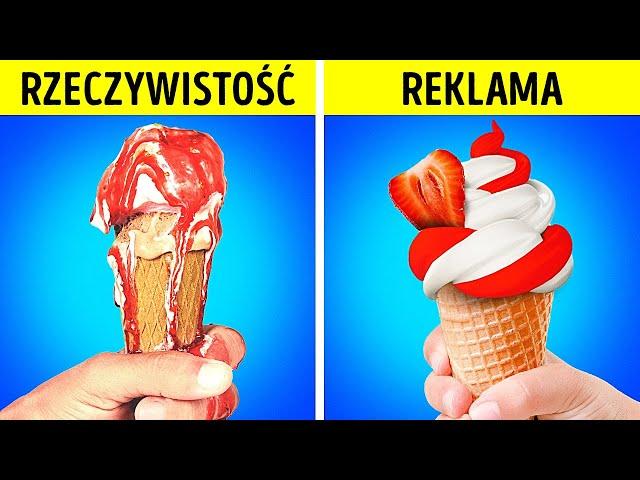 JEDZENIE W REKLAMACH vs RZECZYWISTOŚĆ || Reklamowe sztuczki i tricki fotograficzne