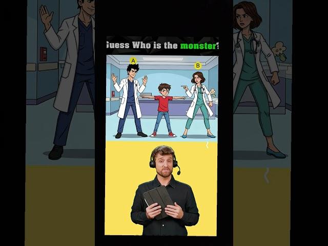 Guess who is a monster #quiz #funny #games #riddles #animation