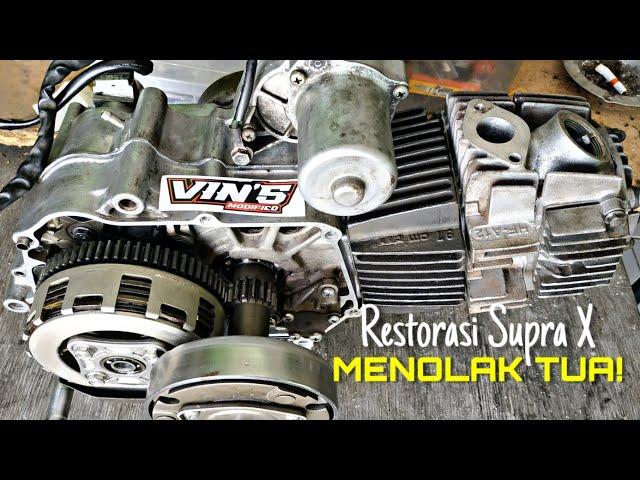 Restorasi Supra X lagi | Vins Modified | supra Mas Royan Part 1