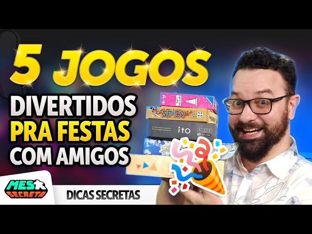 5 jogos de tabuleiro para FESTAS | Dicas Secretas