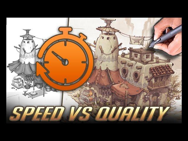 Speed VS quality   Make EXCEPTIONAL art!