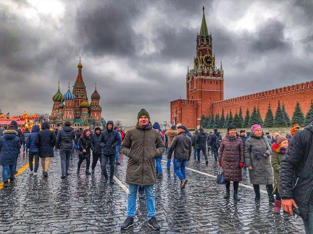 Новогодняя Москва глазами Ростовчанина. Новый год на Красной пощаде, как это?