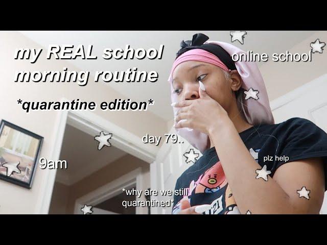 online school morning routine *in quarantine*