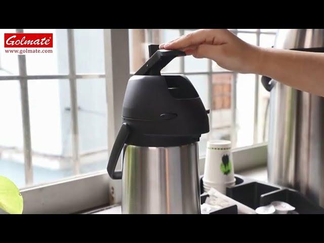 3liter 5liter Stainless Steel Thermos Vacuum Insulated Airpot Coffee Dispenser with Drip Tray