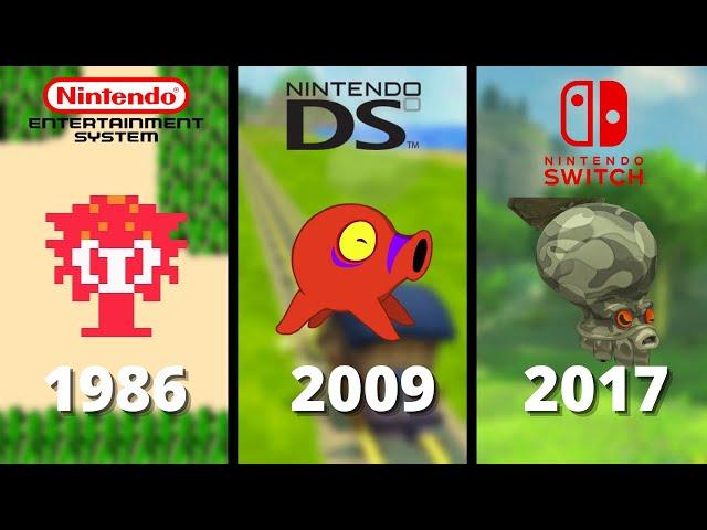 Evolution of The Legend of Zelda: Octorok (1986 - 2017)