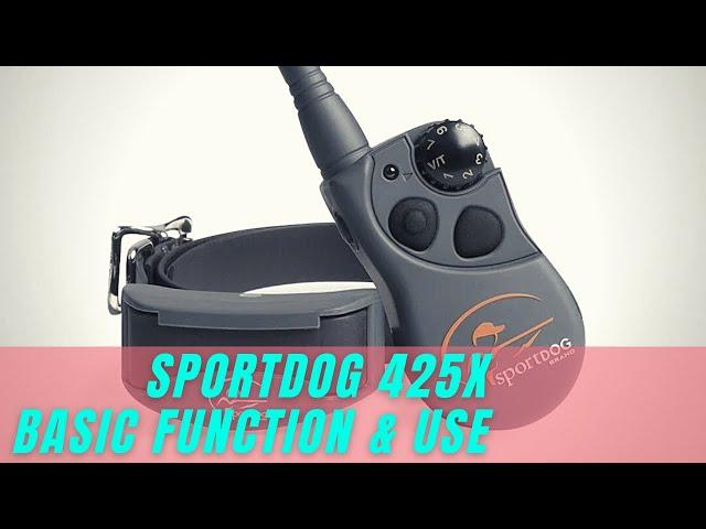 SportDog 425X Basic Function