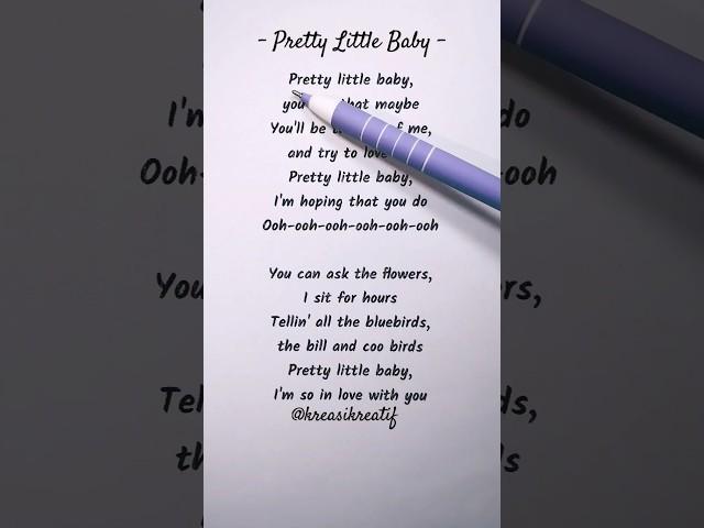 Learn Sweet English Phrases from Pretty Little Baby by Connie Francis