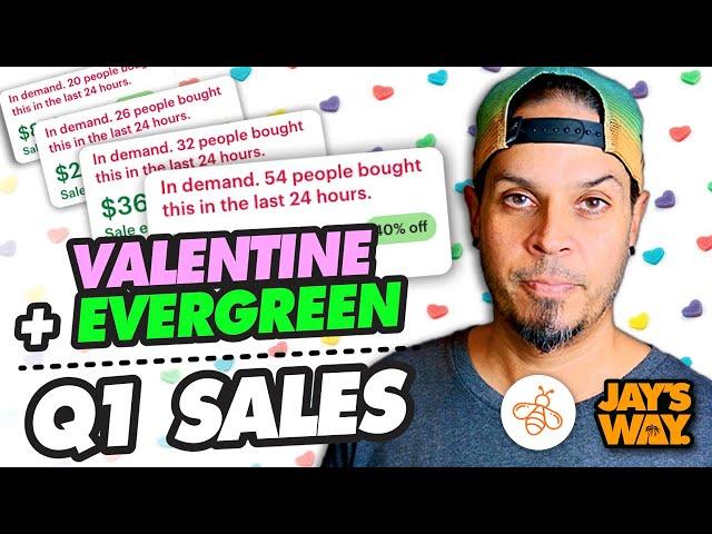 Hot Valentines Day + Evergreen Cross-Niche Research for Etsy and Amazon