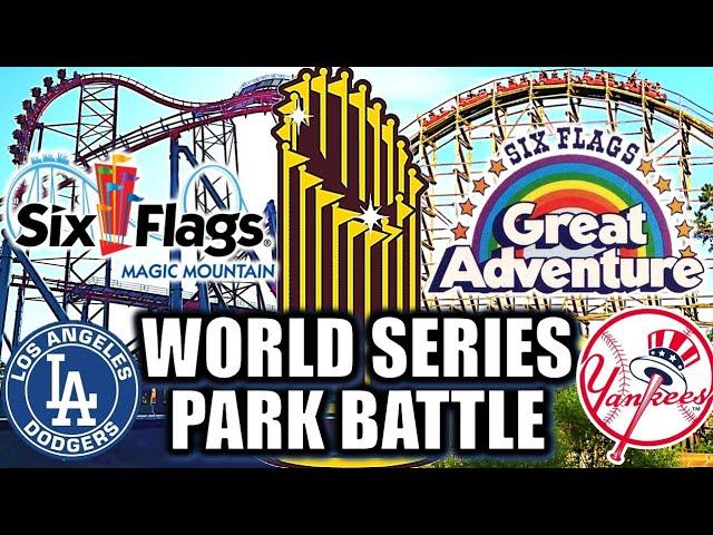 Six Flags World Series PARK BATTLE! Magic Mountain vs Great Adventure (2024)