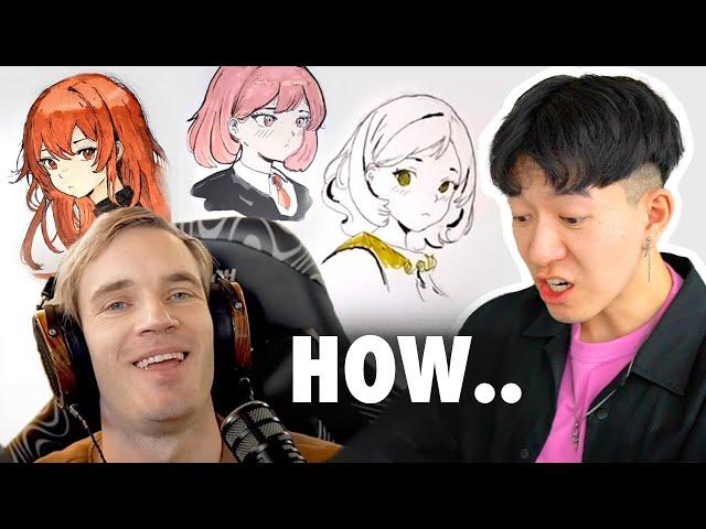 PEWDIEPIE'S AN ART GOD NOW? (artist's reaction)