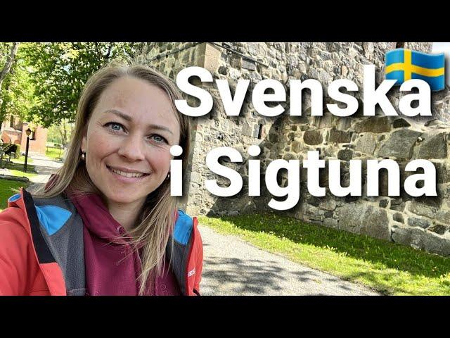 Språkpromenad i vackra Sigtuna juni 2022