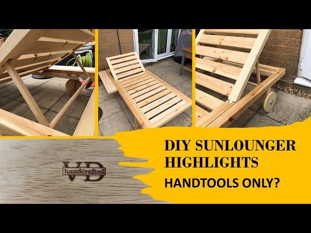 DIY Sun Lounger - I Think It Is The Best One On Youtube!