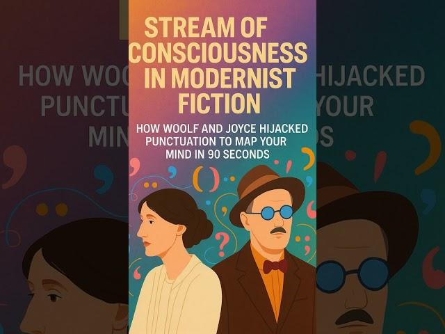 Stream of consciousness in Modernist fiction in 47 seconds or less