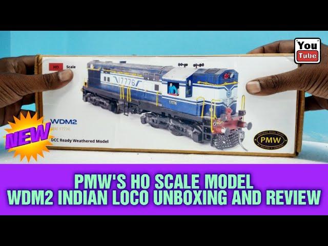 Precision Model Works HO Scale Model Indian Railways WDM2 Locomotive - Unboxing and Review