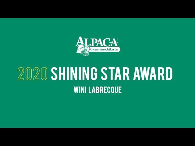 2020 AOA Shining Star Award