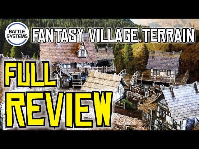 Battle Systems Fantasy Village Terrain In-depth Review