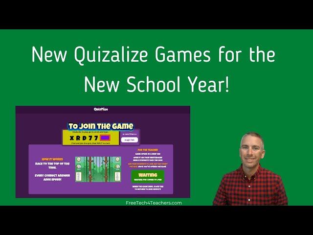 Turn Any Quiz Into a Game With New Quizalize Games