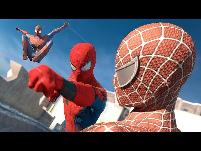 Spider-Man: Homecoming vs. The Amazing Spider-Man vs. Spider-Man | SUPERHERO BATTLE