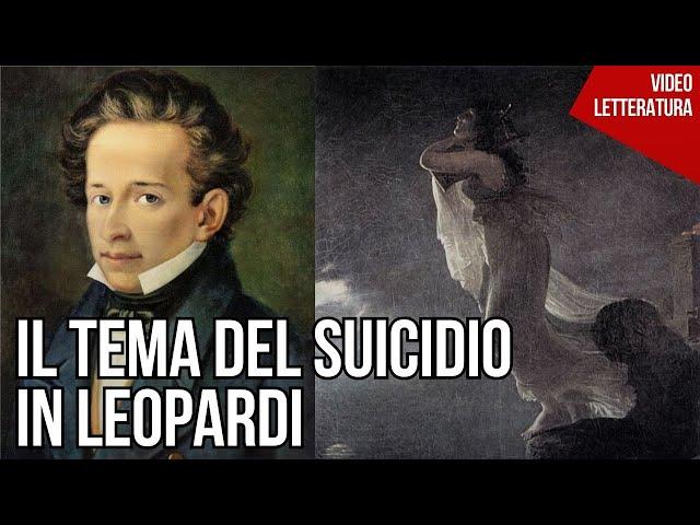 Il tema del suicidio in Leopardi