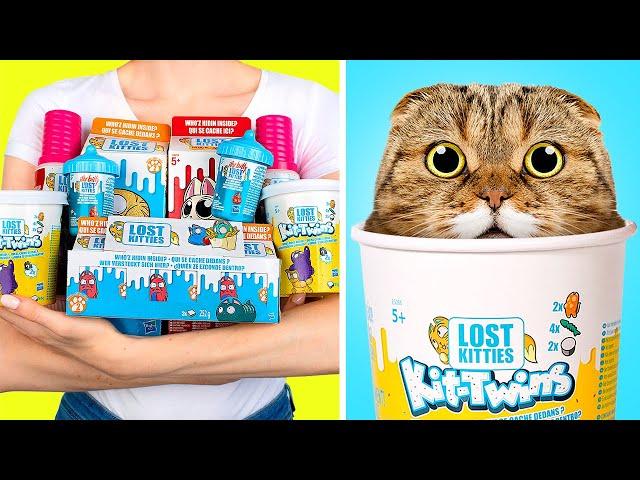 1 HOUR OF LOST KITTIES HUGE UNBOXING!