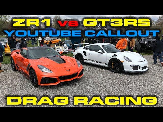 STREETSPEED VS DRAGTIMES * YouTube Callout 2018 Drag Racing - 2018 Corvette ZR1 vs Porsche 911 GT3RS