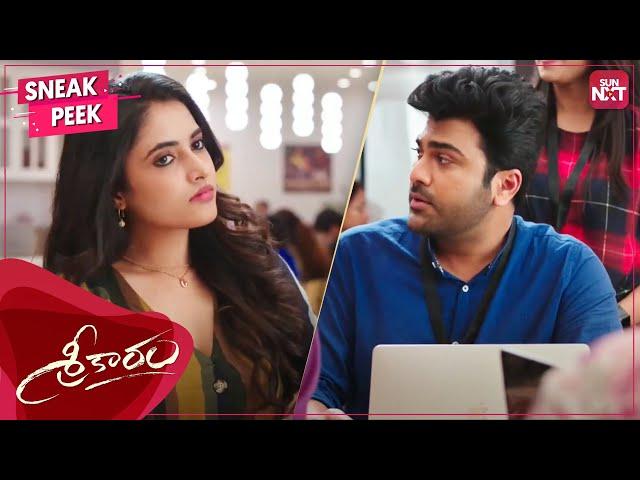 Sharwanand rejects Priyanka's Coffee Date Offer | Sreekaram | Telugu | Full Movie on SUN NXT