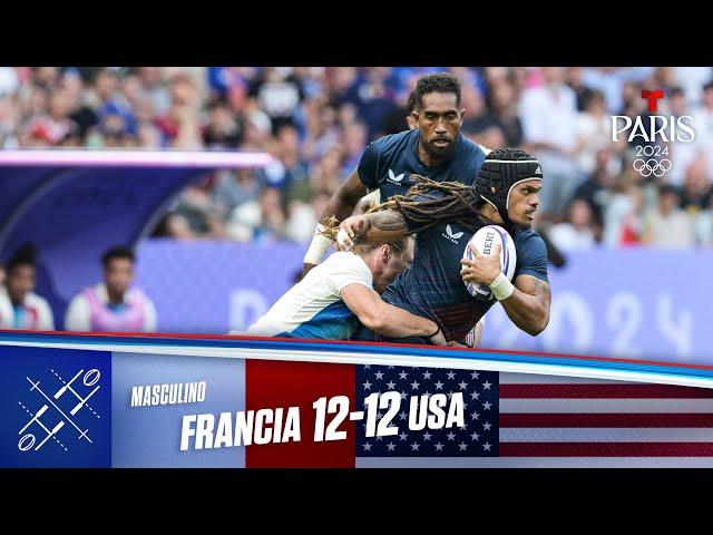 Highlights Rugby: Francia vs USA 12-12 | Juegos Olímpicos París 2024 | Telemundo Deportes