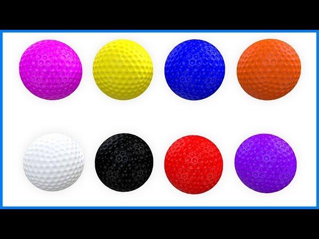 Learn Colors With Balls | Colours For Kids And Children | Learning & Education For Toddlers & Babies