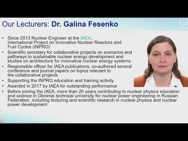 Opening / IAEA Activities on Innovative NES